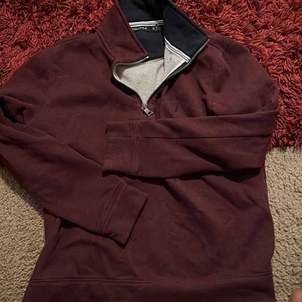 Nautica zippered sweater
